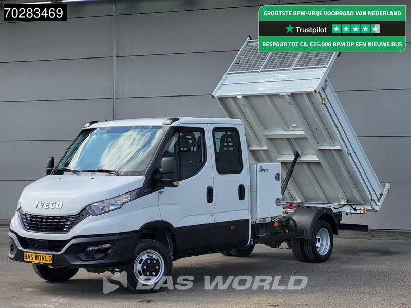 Iveco Daily 35C16 3.0L Kipper met Kist Dubbel Cabine Dubbellucht 3,5t Trekhaak Navi Airco Cruise Camera Euro6 Kieper Tipper Benne 2m3 Airco - قلاب صغير: صورة 1 Iveco Daily 35C16 3.0L Kipper met Kist Dubbel Cabine Dubbellucht 3,5t Trekhaak Navi Airco Cruise Camera Euro6 Kieper Tipper Benne 2m3 Airco - قلاب صغير: صورة 1