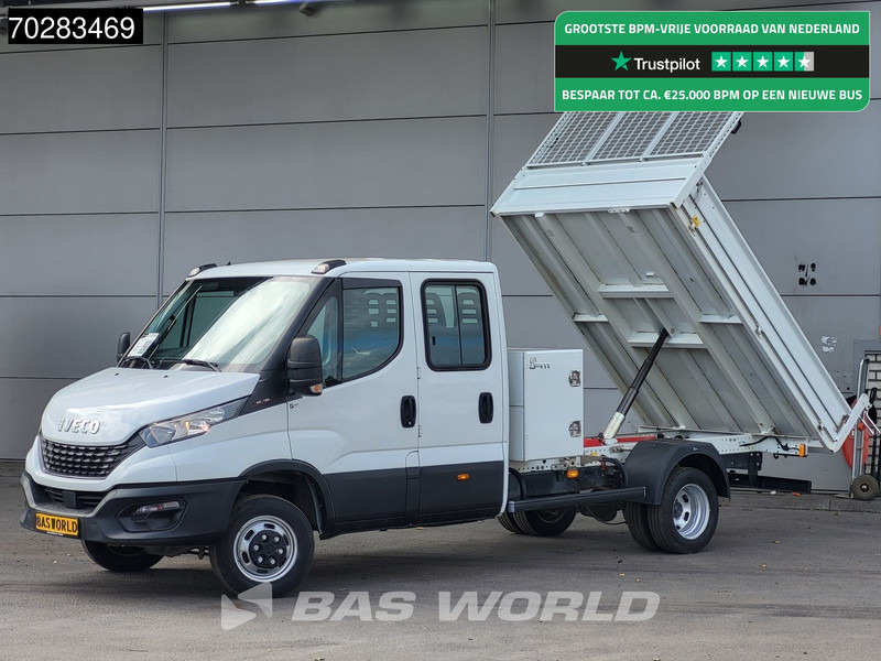 Iveco Daily 35C16 3.0L Kipper met Kist Dubbel Cabine Dubbellucht 3,5t Trekhaak Navi Airco Cruise Camera Euro6 Kieper Tipper Benne 2m3 Airco - قلاب صغير: صورة 1 Iveco Daily 35C16 3.0L Kipper met Kist Dubbel Cabine Dubbellucht 3,5t Trekhaak Navi Airco Cruise Camera Euro6 Kieper Tipper Benne 2m3 Airco - قلاب صغير: صورة 1
