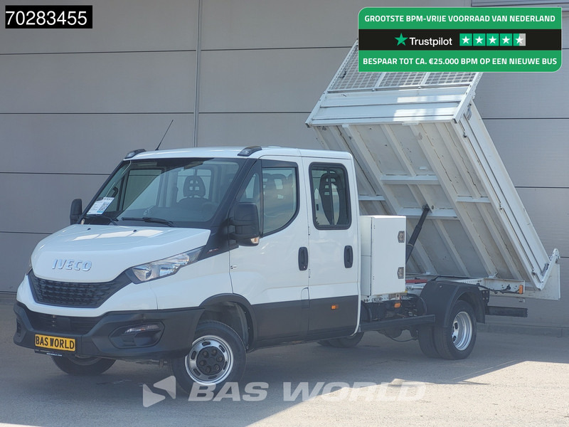Iveco Daily 35C16 3.0L Kipper met Kist Dubbel Cabine Dubbellucht 3,5t Trekhaak Navi Airco Cruise Camera Euro6 Tipper Benne Kieper 2m3 Airco - قلاب صغير: صورة 1 Iveco Daily 35C16 3.0L Kipper met Kist Dubbel Cabine Dubbellucht 3,5t Trekhaak Navi Airco Cruise Camera Euro6 Tipper Benne Kieper 2m3 Airco - قلاب صغير: صورة 1