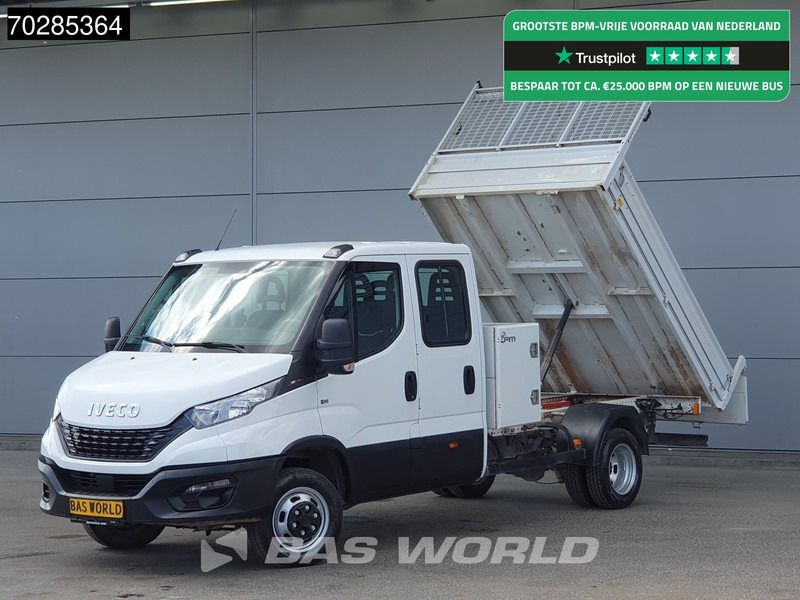 Iveco Daily 35C16 3.0L Open Laadbak met Kist Dubbel Cabine Dubbellucht 3,5t Trekhaak Airco Cruise Euro6 Pritsche Pickup Open Box 2m3 Airco T - شاحنة مفتوحة: صورة 1 Iveco Daily 35C16 3.0L Open Laadbak met Kist Dubbel Cabine Dubbellucht 3,5t Trekhaak Airco Cruise Euro6 Pritsche Pickup Open Box 2m3 Airco T - شاحنة مفتوحة: صورة 1