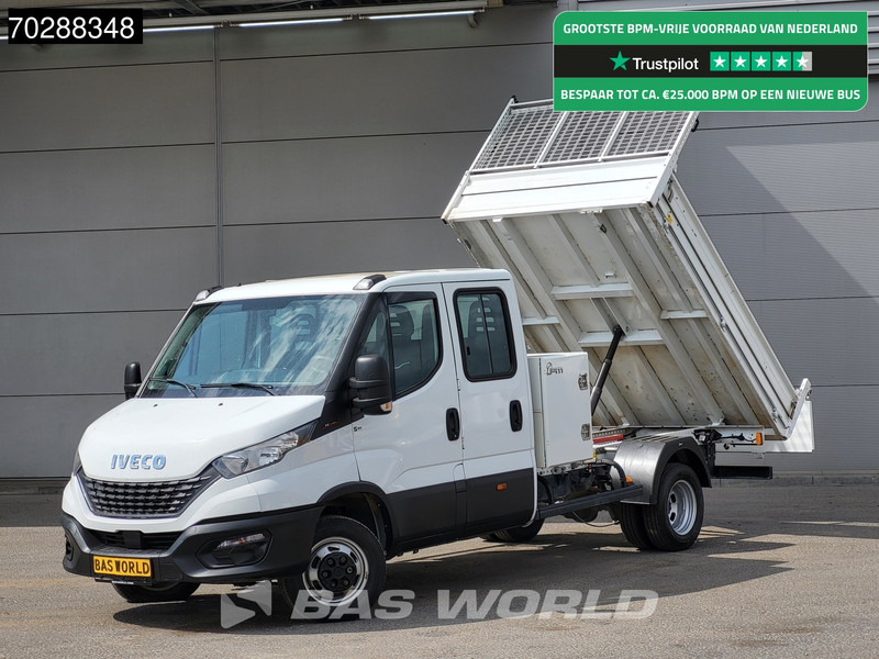 Iveco Daily 35C16 3.0L Open Laadbak met Kist Dubbel Cabine Dubbellucht 3,5t Trekhaak Airco Cruise Euro6 Pritsche Pickup Open Box Airco Trekh - شاحنة مفتوحة: صورة 1 Iveco Daily 35C16 3.0L Open Laadbak met Kist Dubbel Cabine Dubbellucht 3,5t Trekhaak Airco Cruise Euro6 Pritsche Pickup Open Box Airco Trekh - شاحنة مفتوحة: صورة 1