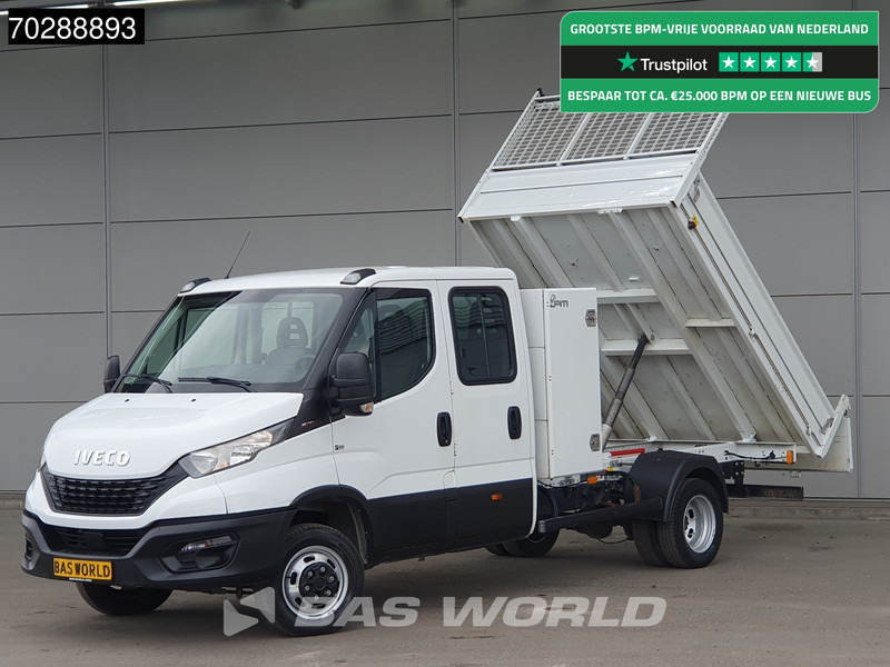 Iveco Daily 35C16 3.0L Open Laadbak met Kist Dubbel Cabine Dubbellucht 3,5t Trekhaak Airco Euro6 Pritsche Pickup Open Box 2m3 Airco Trekhaak - شاحنة مفتوحة: صورة 1 Iveco Daily 35C16 3.0L Open Laadbak met Kist Dubbel Cabine Dubbellucht 3,5t Trekhaak Airco Euro6 Pritsche Pickup Open Box 2m3 Airco Trekhaak - شاحنة مفتوحة: صورة 1