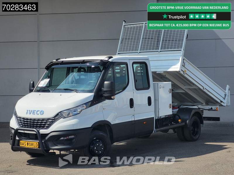 قلاب صغير Iveco Daily 35C16 3.0L Special Edition Kipper met Kist Dubbel Cabine Dubbellucht 3,5t Trekhaak Airco Cruise Euro6 Tipper Benne Kieper Airco: صورة 1