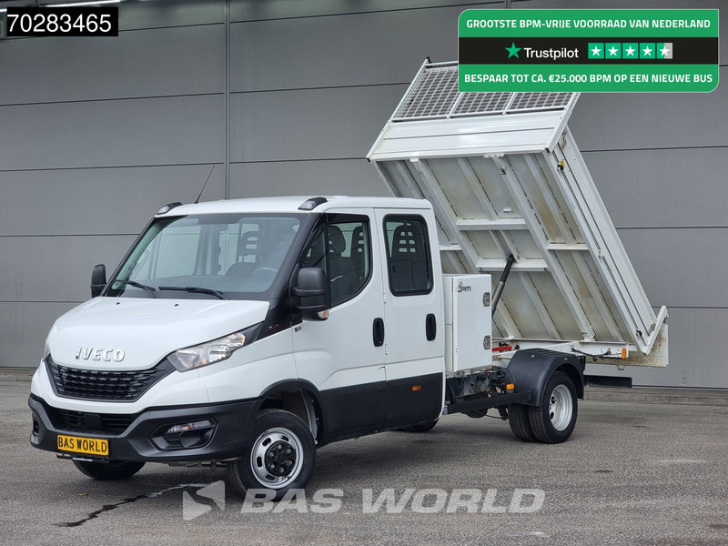 Iveco Daily 35C16 Kipper met Kist Dubbel Cabine Dubbellucht 3,5t Trekhaak Navi Airco Cruise Camera Euro6 Kieper Tipper Benne 2m3 Airco Trekh - قلاب صغير: صورة 1 Iveco Daily 35C16 Kipper met Kist Dubbel Cabine Dubbellucht 3,5t Trekhaak Navi Airco Cruise Camera Euro6 Kieper Tipper Benne 2m3 Airco Trekh - قلاب صغير: صورة 1