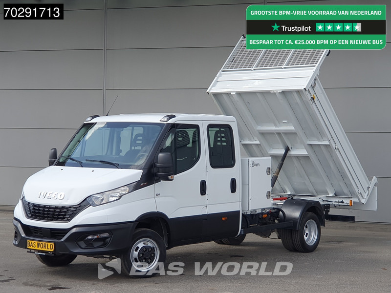 Iveco Daily 35C16 Open Laadbak met Kist Dubbel Cabine Dubbellucht 3,5t Trekhaak Airco Cruise Euro6 Pritsche Pickup Open Box 2m3 Airco Trekha - شاحنة مفتوحة: صورة 1 Iveco Daily 35C16 Open Laadbak met Kist Dubbel Cabine Dubbellucht 3,5t Trekhaak Airco Cruise Euro6 Pritsche Pickup Open Box 2m3 Airco Trekha - شاحنة مفتوحة: صورة 1