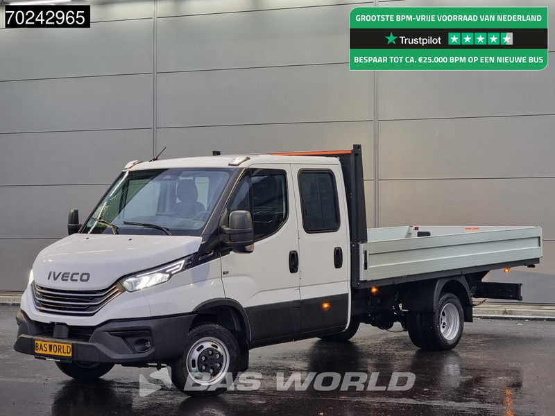 Iveco Daily 35C18 3.0 180PK Nwe model 2025 Dubbel Cabine Open laadbak Navi ACC LED 3,5T Trekvermogen Pritsche Pickup Airco Dubbel cabine - شاحنة مفتوحة: صورة 1 Iveco Daily 35C18 3.0 180PK Nwe model 2025 Dubbel Cabine Open laadbak Navi ACC LED 3,5T Trekvermogen Pritsche Pickup Airco Dubbel cabine - شاحنة مفتوحة: صورة 1