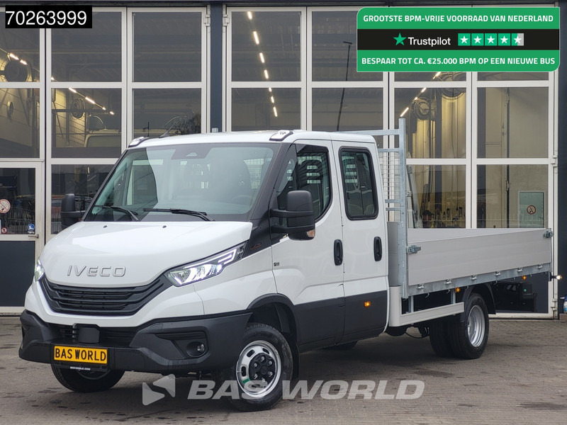 Iveco Daily 35C18 3.0 180PK Nwe model 2025 NL Open laadbak Dubbel Cabine Navi Camera Cruise LED 3,5T Trekvermogen Pritsche Pickup 3m3 Airco - شاحنة مفتوحة: صورة 1 Iveco Daily 35C18 3.0 180PK Nwe model 2025 NL Open laadbak Dubbel Cabine Navi Camera Cruise LED 3,5T Trekvermogen Pritsche Pickup 3m3 Airco - شاحنة مفتوحة: صورة 1