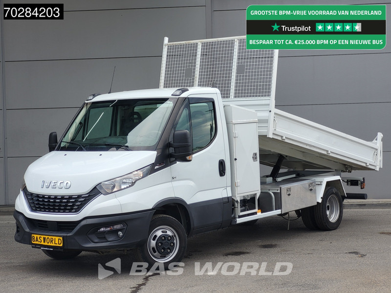 Iveco Daily 35C18 3.0L Automaat Kipper met Kist Dubbellucht 3,5t Trekhaak Cruise Euro6 Tipper Benne Kieper 2m3 Trekhaak Cruise control - قلاب صغير: صورة 1 Iveco Daily 35C18 3.0L Automaat Kipper met Kist Dubbellucht 3,5t Trekhaak Cruise Euro6 Tipper Benne Kieper 2m3 Trekhaak Cruise control - قلاب صغير: صورة 1
