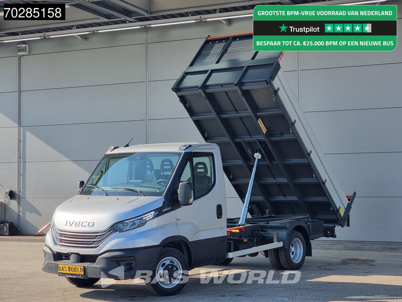 Iveco Daily 35C21 3.0L 210PK Automaat Open Laadbak 2025 ACC Airco CarPlay Pritsche Pickup Open Box Airco - شاحنة مفتوحة: صورة 1 Iveco Daily 35C21 3.0L 210PK Automaat Open Laadbak 2025 ACC Airco CarPlay Pritsche Pickup Open Box Airco - شاحنة مفتوحة: صورة 1