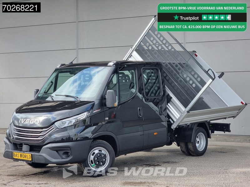 Iveco Daily 35C21 3 zijdige Kipper Dubbel Cabine 210PK 3.0L Dubbellucht Airco Cruise LED Camera Tipper Benne Kieper 2m3 Airco - قلاب صغير: صورة 1 Iveco Daily 35C21 3 zijdige Kipper Dubbel Cabine 210PK 3.0L Dubbellucht Airco Cruise LED Camera Tipper Benne Kieper 2m3 Airco - قلاب صغير: صورة 1