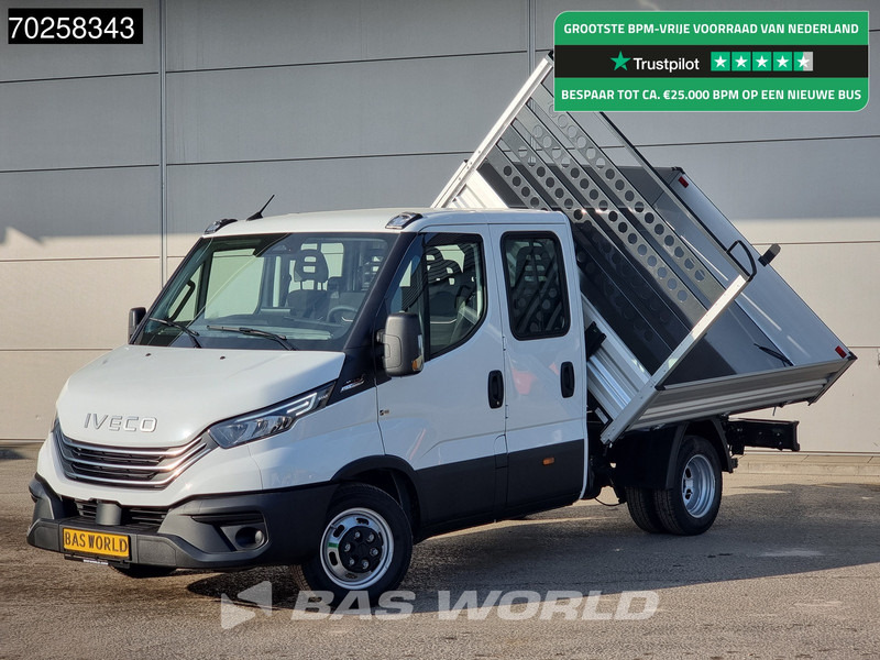 Iveco Daily 35C21 3 zijdige Kipper Dubbel Cabine 210PK 3.0L Dubbellucht Airco Cruise LED Camera Tipper Benne Kieper 2m3 Airco - قلاب صغير: صورة 1 Iveco Daily 35C21 3 zijdige Kipper Dubbel Cabine 210PK 3.0L Dubbellucht Airco Cruise LED Camera Tipper Benne Kieper 2m3 Airco - قلاب صغير: صورة 1