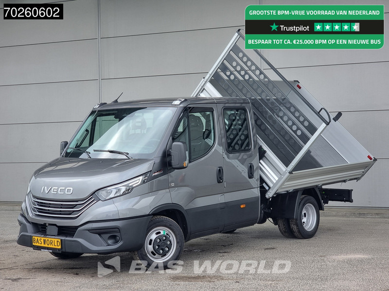 Iveco Daily 35C21 3 zijdige Kipper Dubbel Cabine 210PK 3.0L Dubbellucht Airco Cruise LED Camera Tipper Benne Kieper 2m3 Airco - قلاب صغير: صورة 1 Iveco Daily 35C21 3 zijdige Kipper Dubbel Cabine 210PK 3.0L Dubbellucht Airco Cruise LED Camera Tipper Benne Kieper 2m3 Airco - قلاب صغير: صورة 1
