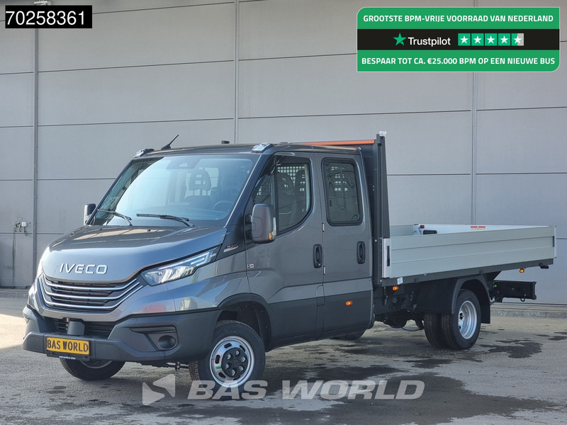 Iveco Daily 35C21 Automaat 2025model Open laadbak Dubbel Cabine CarPlay ACC LED 3,5T Trekvermogen Pritsche Pickup Airco Dubbel cabine - شاحنة مفتوحة: صورة 1 Iveco Daily 35C21 Automaat 2025model Open laadbak Dubbel Cabine CarPlay ACC LED 3,5T Trekvermogen Pritsche Pickup Airco Dubbel cabine - شاحنة مفتوحة: صورة 1