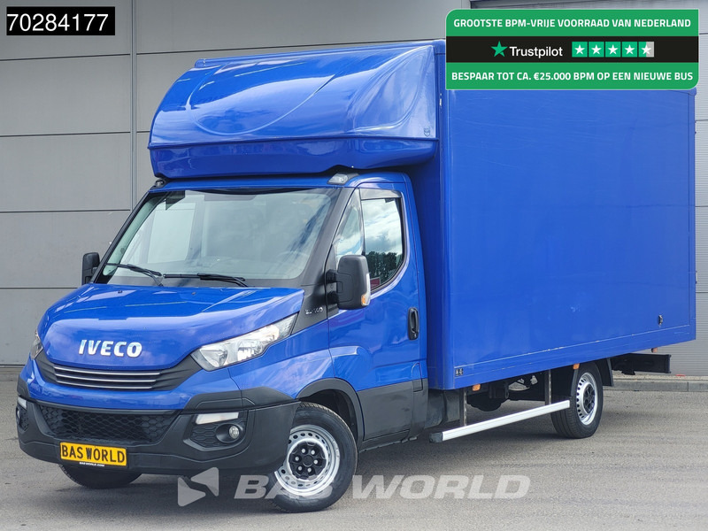 Iveco Daily 35S14 Automaat Bakwagen Achterdeuren 488cm lang! Airco Cruise Camera Euro6 Meubelbak Koffer 24m3 Airco Cruise control - شاحنة مغلقة الصندوق: صورة 1 Iveco Daily 35S14 Automaat Bakwagen Achterdeuren 488cm lang! Airco Cruise Camera Euro6 Meubelbak Koffer 24m3 Airco Cruise control - شاحنة مغلقة الصندوق: صورة 1