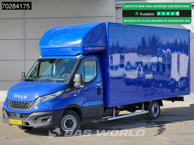 Iveco Daily 35S14 Automaat Bakwagen Achterdeuren 488cm lang! Airco Cruise Euro6 Meubelbak Koffer 23m3 Airco Cruise control - شاحنة مغلقة الصندوق: صورة 1 Iveco Daily 35S14 Automaat Bakwagen Achterdeuren 488cm lang! Airco Cruise Euro6 Meubelbak Koffer 23m3 Airco Cruise control - شاحنة مغلقة الصندوق: صورة 1