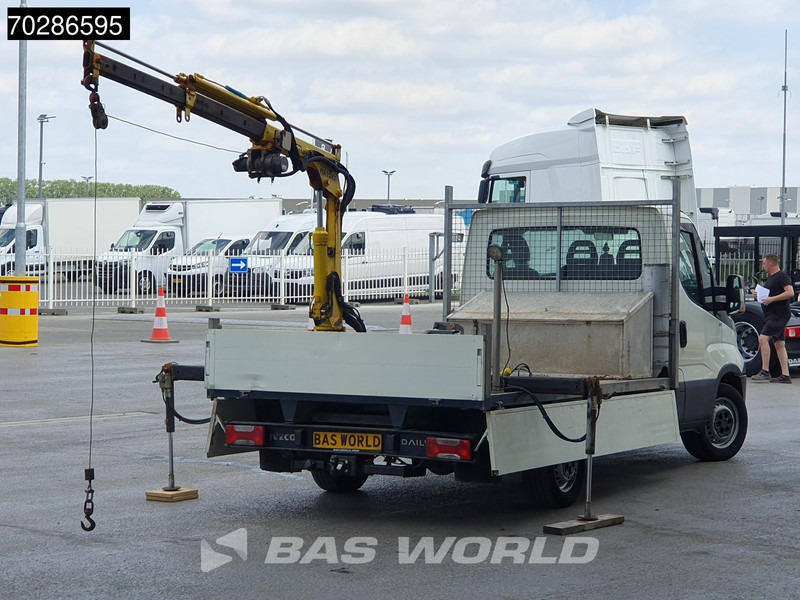 Iveco Daily 35S14 Kraanwagen Open Laadbak Hyva HA15 Euro6 3,5t Trekhaak Crane Kranwagen Kraan Pritsche Pickup Open Box Trekhaak - شاحنة مفتوحة: صورة 3 Iveco Daily 35S14 Kraanwagen Open Laadbak Hyva HA15 Euro6 3,5t Trekhaak Crane Kranwagen Kraan Pritsche Pickup Open Box Trekhaak - شاحنة مفتوحة: صورة 3