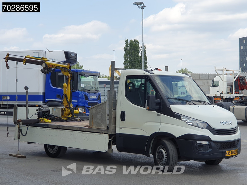 Iveco Daily 35S14 Kraanwagen Open Laadbak Hyva HA15 Euro6 3,5t Trekhaak Crane Kranwagen Kraan Pritsche Pickup Open Box Trekhaak - شاحنة مفتوحة: صورة 2 Iveco Daily 35S14 Kraanwagen Open Laadbak Hyva HA15 Euro6 3,5t Trekhaak Crane Kranwagen Kraan Pritsche Pickup Open Box Trekhaak - شاحنة مفتوحة: صورة 2