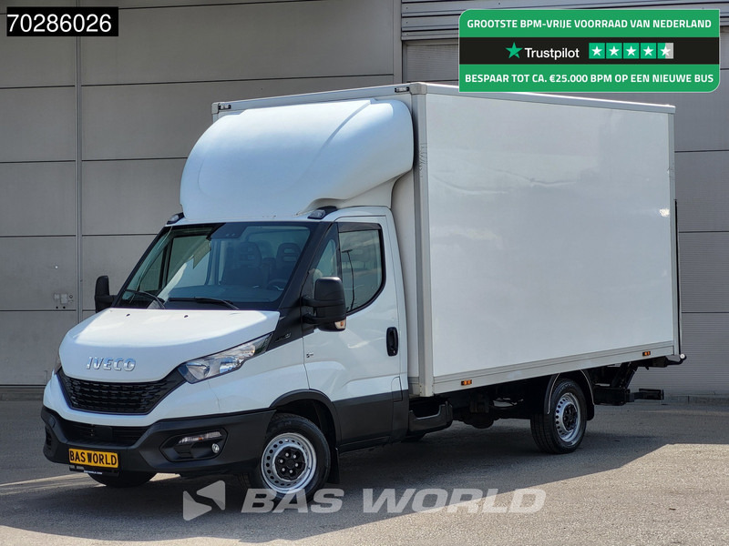 Iveco Daily 35S14 Laadklep Zijdeur Bakwagen Airco Cruise Euro6 Meubelbak Koffer 20m3 Airco Cruise control - شاحنة مغلقة الصندوق: صورة 1 Iveco Daily 35S14 Laadklep Zijdeur Bakwagen Airco Cruise Euro6 Meubelbak Koffer 20m3 Airco Cruise control - شاحنة مغلقة الصندوق: صورة 1