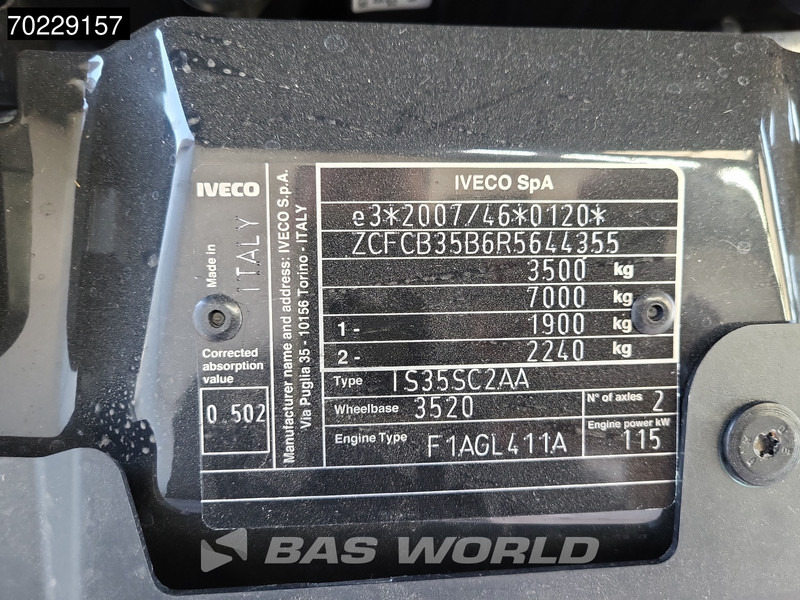 جديدة فان Iveco Daily 35S16 Automaat Black Edition L2H2 Airco Cruise LM-Velgen 3500kg trekgewicht Euro6 L2 12m3 Airco Cruise control: صورة 20 جديدة فان Iveco Daily 35S16 Automaat Black Edition L2H2 Airco Cruise LM-Velgen 3500kg trekgewicht Euro6 L2 12m3 Airco Cruise control: صورة 20