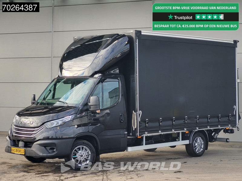 Iveco Daily 35S18 3.0L 180PK Automaat Schuifzeilen Laadklep ACC LED Navi Camera Euro6 Schuifzeil Zeilen Koffer Meubelbak Bakwagen 22m3 Airco - شاحنة ستارة جانبية: صورة 1 Iveco Daily 35S18 3.0L 180PK Automaat Schuifzeilen Laadklep ACC LED Navi Camera Euro6 Schuifzeil Zeilen Koffer Meubelbak Bakwagen 22m3 Airco - شاحنة ستارة جانبية: صورة 1