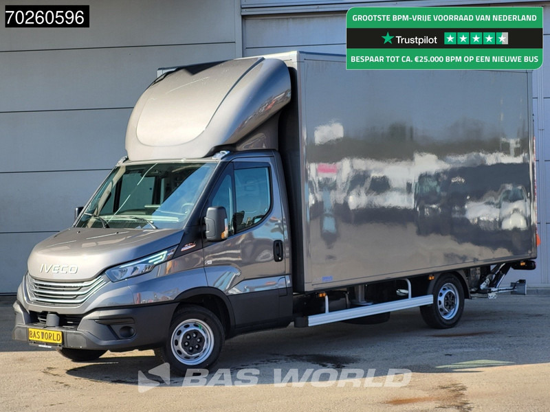Iveco Daily 35S21 3.0L Automaat Laadklep Zijdeur ACC LED CarPlay Lat om Lat D'Hollandia 3,5t Trekvermogen Meubelbak Koffer Bakwagen Airco - شاحنة مغلقة الصندوق: صورة 1 Iveco Daily 35S21 3.0L Automaat Laadklep Zijdeur ACC LED CarPlay Lat om Lat D'Hollandia 3,5t Trekvermogen Meubelbak Koffer Bakwagen Airco - شاحنة مغلقة الصندوق: صورة 1