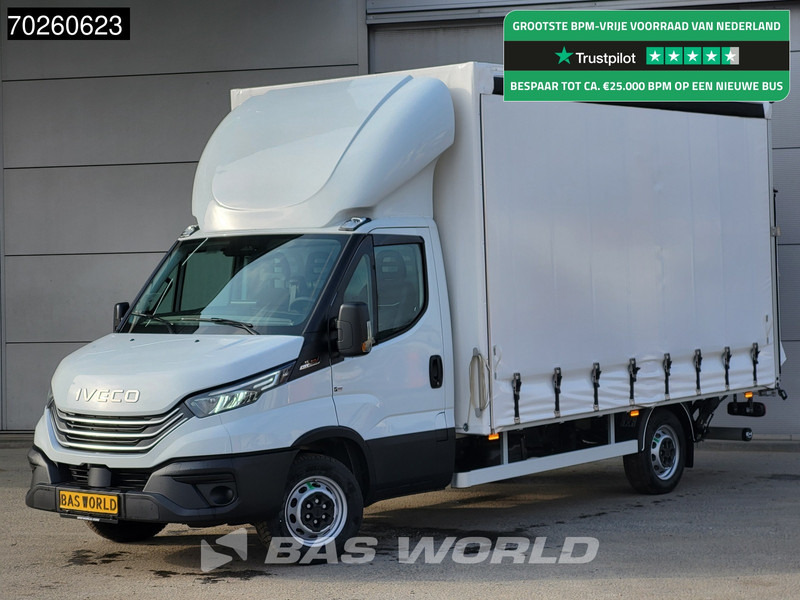 Iveco Daily 35S21 3.0L Automaat Schuifzeilen Laadklep 210PK 2025-Model ACC LED CarPlay Euro6 Schuifzeil Koffer Meubelbak Bakwagen 22m3 Airco - شاحنة ستارة جانبية: صورة 1 Iveco Daily 35S21 3.0L Automaat Schuifzeilen Laadklep 210PK 2025-Model ACC LED CarPlay Euro6 Schuifzeil Koffer Meubelbak Bakwagen 22m3 Airco - شاحنة ستارة جانبية: صورة 1