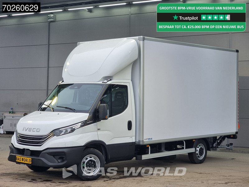 Iveco Daily 35S21 Automaat Lat om lat Dhollandia laadklep Bakwagen ACC LED Meubelbak Koffer Airco - شاحنة مغلقة الصندوق: صورة 1 Iveco Daily 35S21 Automaat Lat om lat Dhollandia laadklep Bakwagen ACC LED Meubelbak Koffer Airco - شاحنة مغلقة الصندوق: صورة 1