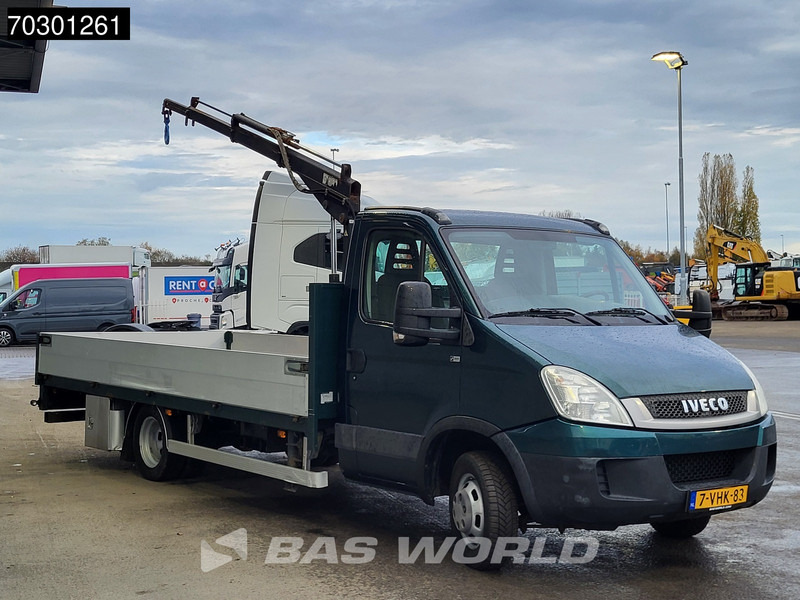 Iveco Daily 40C18 3.0L Kraanwagen Open Laadbak Hyya 017T 1320KG 3,5t Trekhaak Airco 180PK Kraan Cran Kranwagen Crane Pritsche Pickup Open Bo - شاحنة مفتوحة: صورة 5 Iveco Daily 40C18 3.0L Kraanwagen Open Laadbak Hyya 017T 1320KG 3,5t Trekhaak Airco 180PK Kraan Cran Kranwagen Crane Pritsche Pickup Open Bo - شاحنة مفتوحة: صورة 5