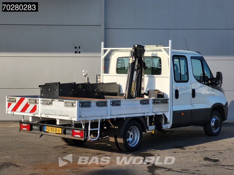 Iveco Daily 50C17 3,0L Automaat 170PK HIAB 017T-2 DC Open laadbak Dubbellucht Airco Euro6 Pickup Crane Kraanwagen Kranwagen Pritsche Airco D - شاحنة مفتوحة: صورة 3 Iveco Daily 50C17 3,0L Automaat 170PK HIAB 017T-2 DC Open laadbak Dubbellucht Airco Euro6 Pickup Crane Kraanwagen Kranwagen Pritsche Airco D - شاحنة مفتوحة: صورة 3