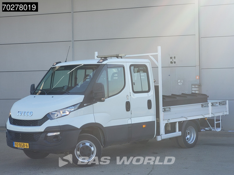 Iveco Daily 50C17 3.0L Automaat DC Open laadbak Kraan Hiab 017T-2 Airco APK 10-2025 Pickup Crane Kraanwagen Pritsche Airco Dubbel cabine - شاحنة مفتوحة: صورة 5 Iveco Daily 50C17 3.0L Automaat DC Open laadbak Kraan Hiab 017T-2 Airco APK 10-2025 Pickup Crane Kraanwagen Pritsche Airco Dubbel cabine - شاحنة مفتوحة: صورة 5