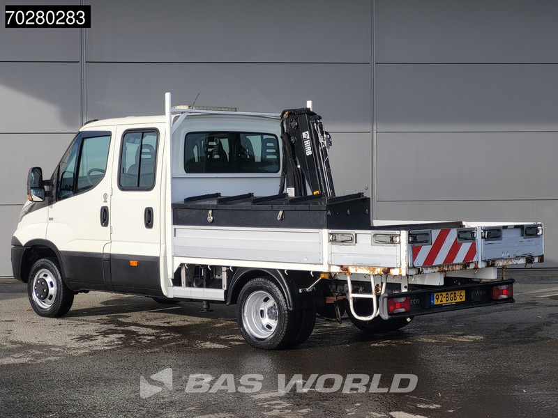 Iveco Daily 50C17 3,0L Automaat HIAB 017T-2 DC Open laadbak Dubbellucht Airco Euro6 Pickup Crane Kraanwagen Pritsche Airco Dubbel cabine - شاحنة مفتوحة: صورة 5 Iveco Daily 50C17 3,0L Automaat HIAB 017T-2 DC Open laadbak Dubbellucht Airco Euro6 Pickup Crane Kraanwagen Pritsche Airco Dubbel cabine - شاحنة مفتوحة: صورة 5