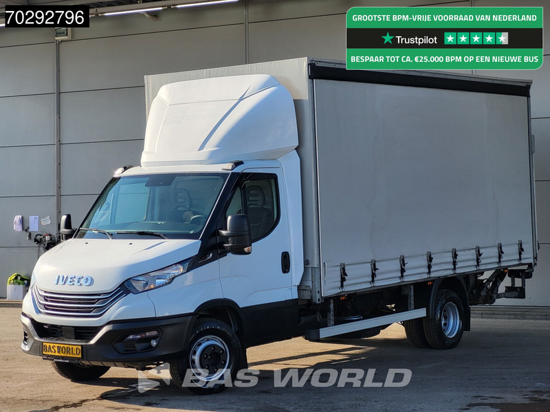 Iveco Daily 60C18 3.0L Automaat Laadklep Schuifzeilen Zeilen Airco Cruise D'Hollandia Euro6 Schuifzeil Koffer Gesloten laadbak Airco Cruise - شاحنة ستارة جانبية: صورة 1 Iveco Daily 60C18 3.0L Automaat Laadklep Schuifzeilen Zeilen Airco Cruise D'Hollandia Euro6 Schuifzeil Koffer Gesloten laadbak Airco Cruise - شاحنة ستارة جانبية: صورة 1
