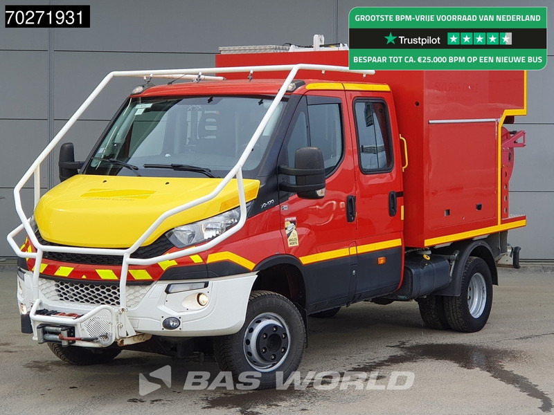 Iveco Daily 70C17 4x4 Achleitner Firetruck Brandweerwagen AWD Allrad Camper 1200liter Airco Dubbel cabine Trekhaak Cruise control - سيارة اسعاف: صورة 1 Iveco Daily 70C17 4x4 Achleitner Firetruck Brandweerwagen AWD Allrad Camper 1200liter Airco Dubbel cabine Trekhaak Cruise control - سيارة اسعاف: صورة 1