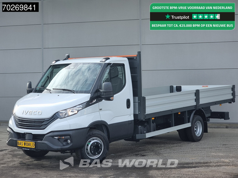 Iveco Daily 70C18 3.0L Automaat 525cm Open laadbak Trekhaak ACC Navi Airco Pickup Pritsche Airco Trekhaak - شاحنة مفتوحة: صورة 1 Iveco Daily 70C18 3.0L Automaat 525cm Open laadbak Trekhaak ACC Navi Airco Pickup Pritsche Airco Trekhaak - شاحنة مفتوحة: صورة 1