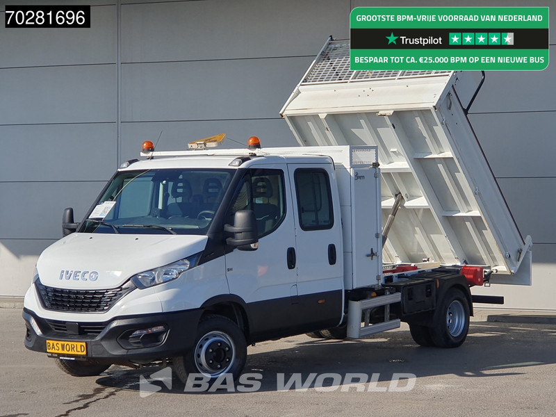 Iveco Daily 70C18 3.0L Kipper Dubbel Cabine Dubbellucht 3,5t Trekhaak Airco Cruise Euro6 Tipper Benne Kieper 2m3 Airco Trekhaak Cruise contr - قلاب صغير: صورة 1 Iveco Daily 70C18 3.0L Kipper Dubbel Cabine Dubbellucht 3,5t Trekhaak Airco Cruise Euro6 Tipper Benne Kieper 2m3 Airco Trekhaak Cruise contr - قلاب صغير: صورة 1