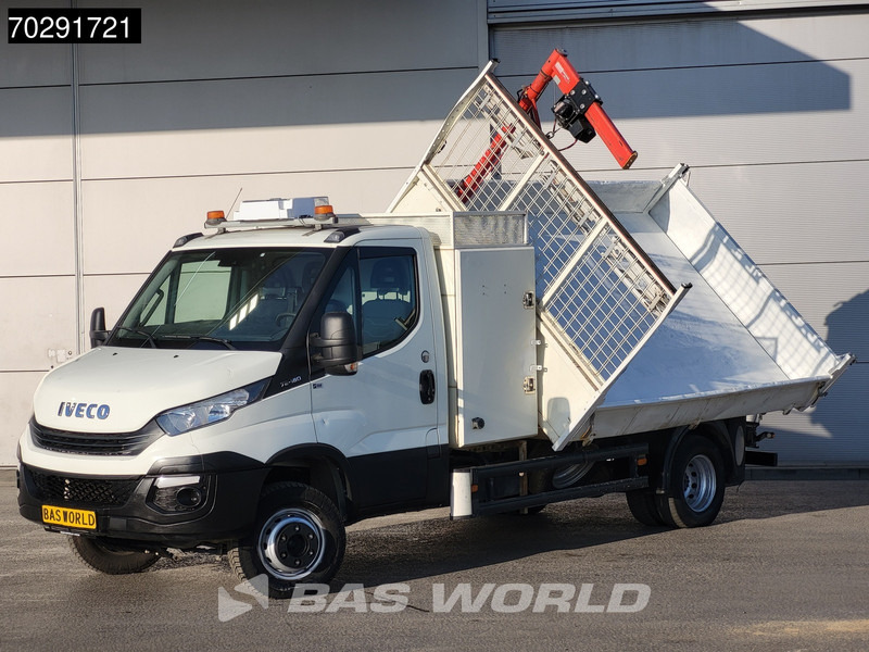 Iveco Daily 70C18 3.0L Open Laadbak 500KG Kraan Kraanwagen Open Laadbak 3,5t Trekhaak Airco Cruise Euro6 Kraan Crane Kranwagen Pritsche Pick - شاحنة مفتوحة: صورة 3 Iveco Daily 70C18 3.0L Open Laadbak 500KG Kraan Kraanwagen Open Laadbak 3,5t Trekhaak Airco Cruise Euro6 Kraan Crane Kranwagen Pritsche Pick - شاحنة مفتوحة: صورة 3