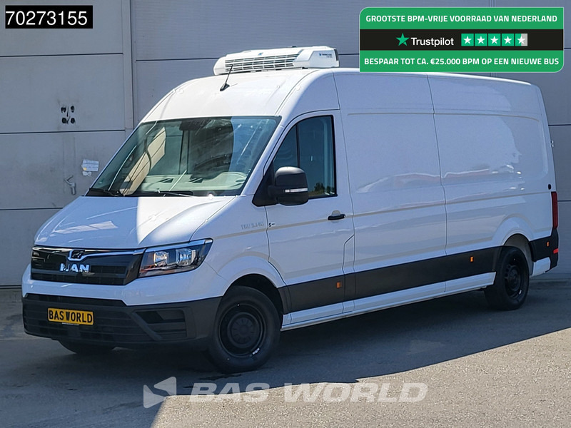 MAN TGE 3.140 Koelwagen Automaat Thermo King V-300 MAX L4H3 230V Stekker Camera Airco Parkeersensoren L3H2 Koel Koeler Kühl Kühl Kühlwagen Eur - شاحنة مُبرّدة للتوصيل: صورة 1 MAN TGE 3.140 Koelwagen Automaat Thermo King V-300 MAX L4H3 230V Stekker Camera Airco Parkeersensoren L3H2 Koel Koeler Kühl Kühl Kühlwagen Eur - شاحنة مُبرّدة للتوصيل: صورة 1