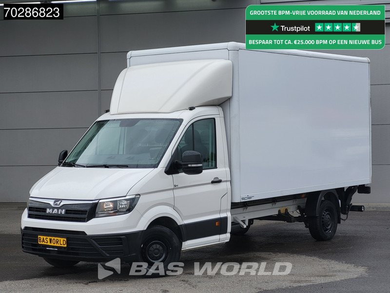 MAN TGE 3.140 Laadklep Automaat Airco Cruise Camera Euro6 Meubelbak Koffer 20m3 Airco Cruise control - شاحنة مغلقة الصندوق: صورة 1 MAN TGE 3.140 Laadklep Automaat Airco Cruise Camera Euro6 Meubelbak Koffer 20m3 Airco Cruise control - شاحنة مغلقة الصندوق: صورة 1