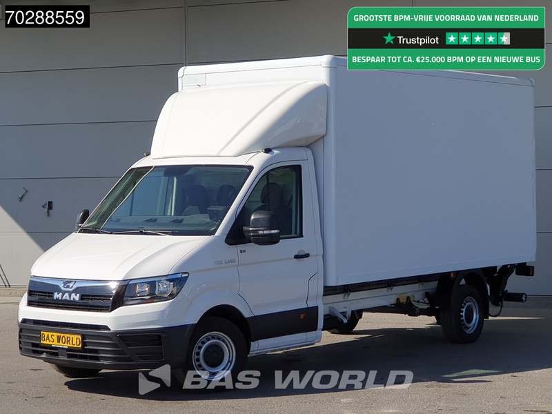 MAN TGE 3.140 Laadklep Automaat Bakwagen Airco Cruise Camera Euro6 Meubelbak Koffer 20m3 Airco Cruise control - شاحنة مغلقة الصندوق: صورة 1 MAN TGE 3.140 Laadklep Automaat Bakwagen Airco Cruise Camera Euro6 Meubelbak Koffer 20m3 Airco Cruise control - شاحنة مغلقة الصندوق: صورة 1