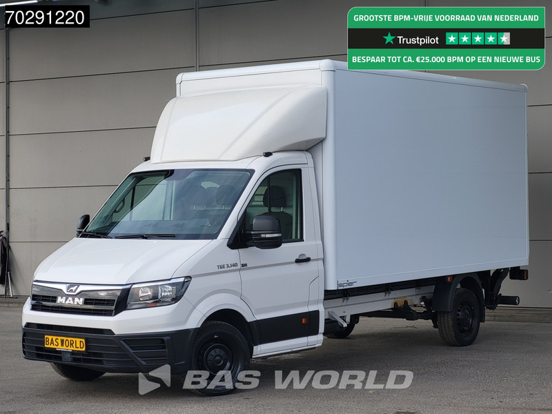 MAN TGE 3.140 Laadklep Automaat Bakwagen Airco Cruise Camera Euro6 Meubelbak Koffer 20m3 Airco Cruise control - شاحنة مغلقة الصندوق: صورة 1 MAN TGE 3.140 Laadklep Automaat Bakwagen Airco Cruise Camera Euro6 Meubelbak Koffer 20m3 Airco Cruise control - شاحنة مغلقة الصندوق: صورة 1
