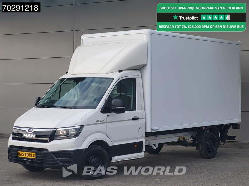 MAN TGE 3.140 Laadklep Automaat Bakwagen Airco Cruise Camera Euro6 Meubelbak Koffer 20m3 Airco Cruise control - شاحنة مغلقة الصندوق: صورة 1 MAN TGE 3.140 Laadklep Automaat Bakwagen Airco Cruise Camera Euro6 Meubelbak Koffer 20m3 Airco Cruise control - شاحنة مغلقة الصندوق: صورة 1