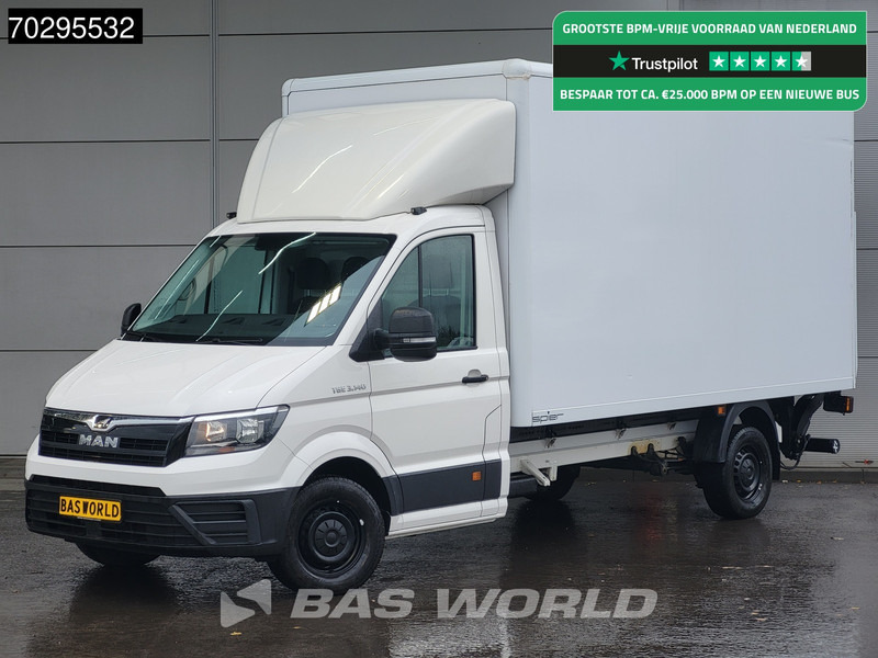 MAN TGE 3.140 Laadklep Automaat Bakwagen Airco Cruise Camera Euro6 Meubelbak Koffer 20m3 Airco Cruise control - شاحنة مغلقة الصندوق: صورة 1 MAN TGE 3.140 Laadklep Automaat Bakwagen Airco Cruise Camera Euro6 Meubelbak Koffer 20m3 Airco Cruise control - شاحنة مغلقة الصندوق: صورة 1