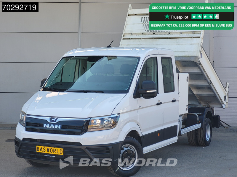 MAN TGE 5.120 COMING SOON! Kipper met Kist Dubbel Cabine Dubbellucht 3,5t Trekhaak Navi Airco Camera Euro6 Tipper Benne Kieper Airco Dubbel ca - قلاب صغير: صورة 1 MAN TGE 5.120 COMING SOON! Kipper met Kist Dubbel Cabine Dubbellucht 3,5t Trekhaak Navi Airco Camera Euro6 Tipper Benne Kieper Airco Dubbel ca - قلاب صغير: صورة 1