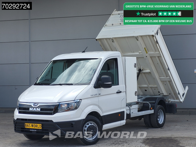 MAN TGE 5.120 COMING SOON! Kipper met kist 3500kg Trekhaak Airco Navi Tipper Benne Kieper Airco Dubbel cabine Trekhaak - قلاب صغير: صورة 1 MAN TGE 5.120 COMING SOON! Kipper met kist 3500kg Trekhaak Airco Navi Tipper Benne Kieper Airco Dubbel cabine Trekhaak - قلاب صغير: صورة 1