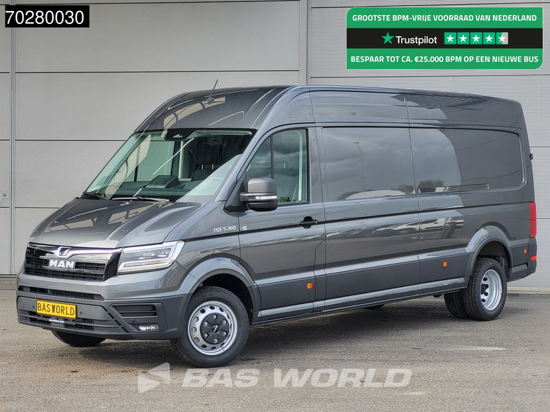 MAN TGE 5.160 Uniek! Dubbellucht Automaat 2025-model L4H3 ACC LED Navi Airco Camera Parkeersensoren CarPlay Euro6 L3H2 15m3 Airco - فان: صورة 1 MAN TGE 5.160 Uniek! Dubbellucht Automaat 2025-model L4H3 ACC LED Navi Airco Camera Parkeersensoren CarPlay Euro6 L3H2 15m3 Airco - فان: صورة 1
