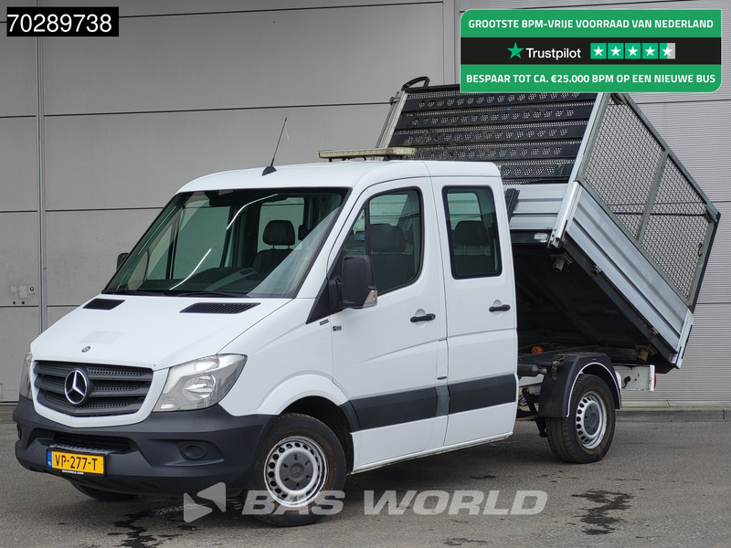 Mercedes-Benz Sprinter 310 CDI Automaat 3 zijdige Kipper Dubbe Cabine Trekhaak Tipper Benne Open laadbak Airco Trekhaak - قلاب صغير: صورة 1 Mercedes-Benz Sprinter 310 CDI Automaat 3 zijdige Kipper Dubbe Cabine Trekhaak Tipper Benne Open laadbak Airco Trekhaak - قلاب صغير: صورة 1