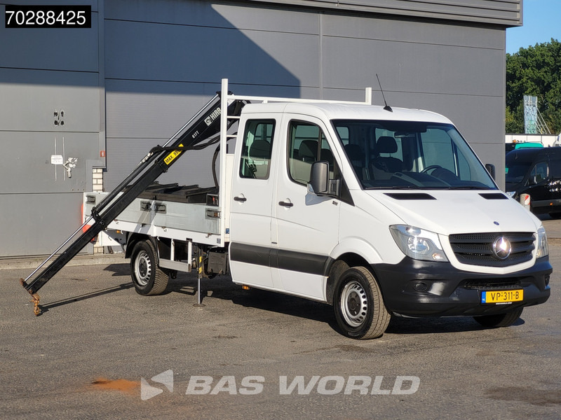 Mercedes-Benz Sprinter 310 CDI Euro6 Automaat Open laadbak Kraanwagen HIAB 017T-2 Navi Airco Euro6 Kraan Crane Kranwagen Pickup Pritsche Airco - شاحنة مفتوحة: صورة 1 Mercedes-Benz Sprinter 310 CDI Euro6 Automaat Open laadbak Kraanwagen HIAB 017T-2 Navi Airco Euro6 Kraan Crane Kranwagen Pickup Pritsche Airco - شاحنة مفتوحة: صورة 1