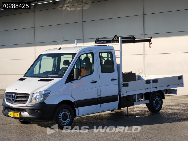 Mercedes-Benz Sprinter 310 CDI Kraanwagen Automaat HIAB 017T-2 Navi Airco Euro6 Kraan Crane Kranwagen Pickup Pritsche Airco - شاحنة مفتوحة: صورة 2 Mercedes-Benz Sprinter 310 CDI Kraanwagen Automaat HIAB 017T-2 Navi Airco Euro6 Kraan Crane Kranwagen Pickup Pritsche Airco - شاحنة مفتوحة: صورة 2