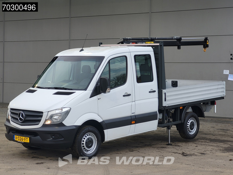 Mercedes-Benz Sprinter 311 CDI Kraanwagen Open Laadbak Dubbel Cabine HIAB 018 B-2 T-CLX Airco Euro6 Kraan Crane Kranwagen Pritsche Pickup Open Box Airc - شاحنة مفتوحة: صورة 2 Mercedes-Benz Sprinter 311 CDI Kraanwagen Open Laadbak Dubbel Cabine HIAB 018 B-2 T-CLX Airco Euro6 Kraan Crane Kranwagen Pritsche Pickup Open Box Airc - شاحنة مفتوحة: صورة 2