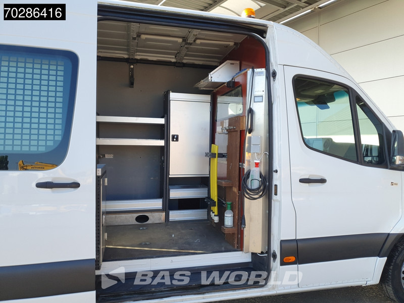 فان Mercedes-Benz Sprinter 314 CDI Automaat L2H2 Trekhaak Airco Cruise Camera Parkeersensoren MBUX CarPlay Standkachel Werkplaatsinrichting Euro6 L2 12m3 A: صورة 7